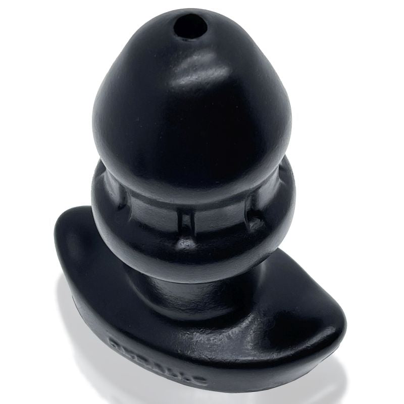 Drain O Flow Thru Buttplug Black - One Stop Adult Shop