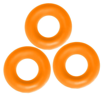 Fat Willy 3 Pc Jumbo Cockrings Orange - One Stop Adult Shop