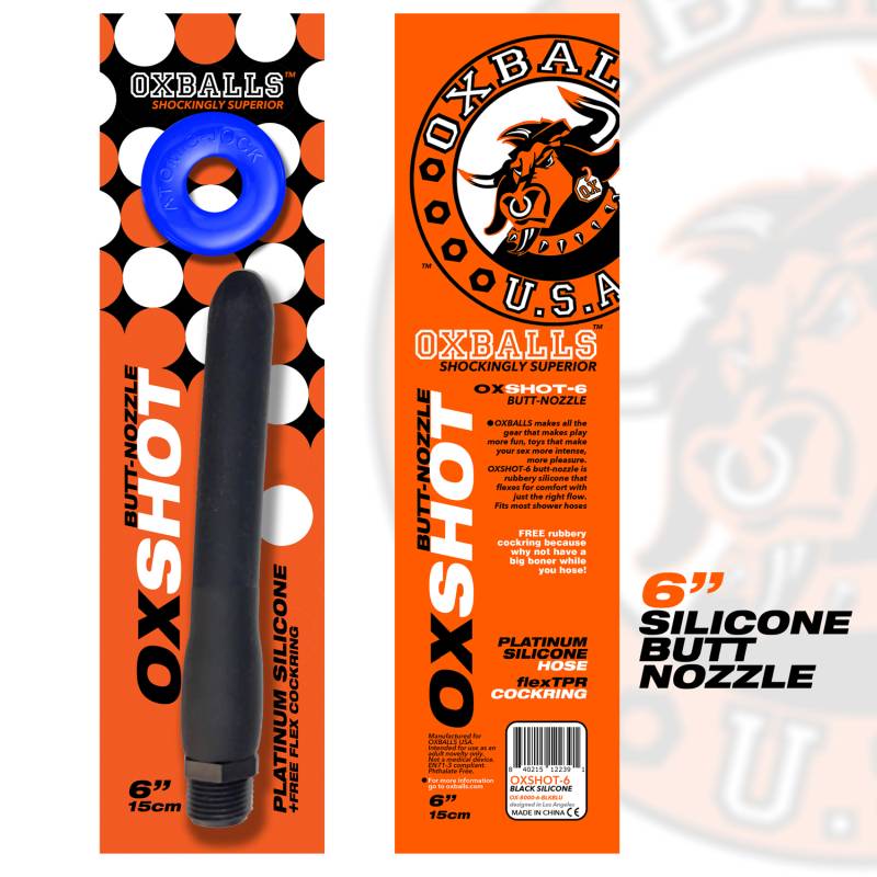 Oxshot Butt Nozzle 6in Shower Hose - One Stop Adult Shop