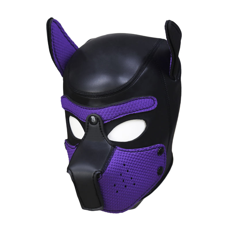 Puppy Play Mask Purple - One Stop Adult Shop