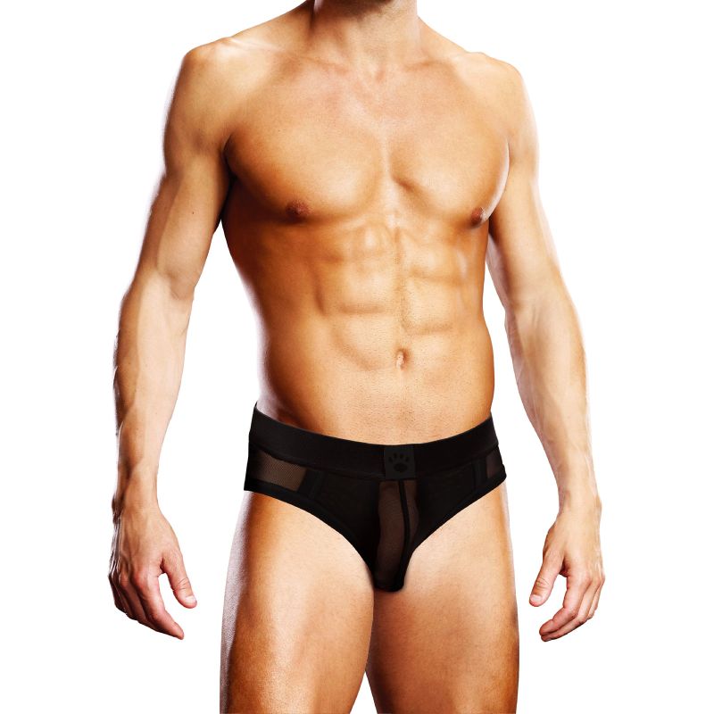 Prowler Mesh Open Back Brief Black - One Stop Adult Shop