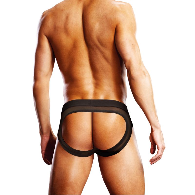 Prowler Mesh Open Back Brief Black - One Stop Adult Shop