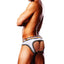 Prowler Oversized Paw Open Back Brief White - One Stop Adult Shop