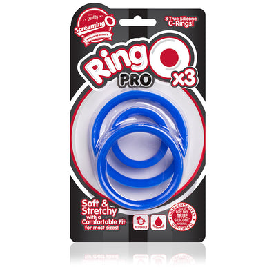 Ring O Pro x 3 - Blue - One Stop Adult Shop