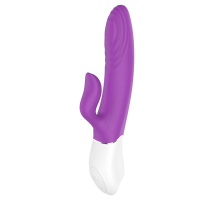 Lighter Thrusting Rabbit Vibrator - Purple - One Stop Adult Shop