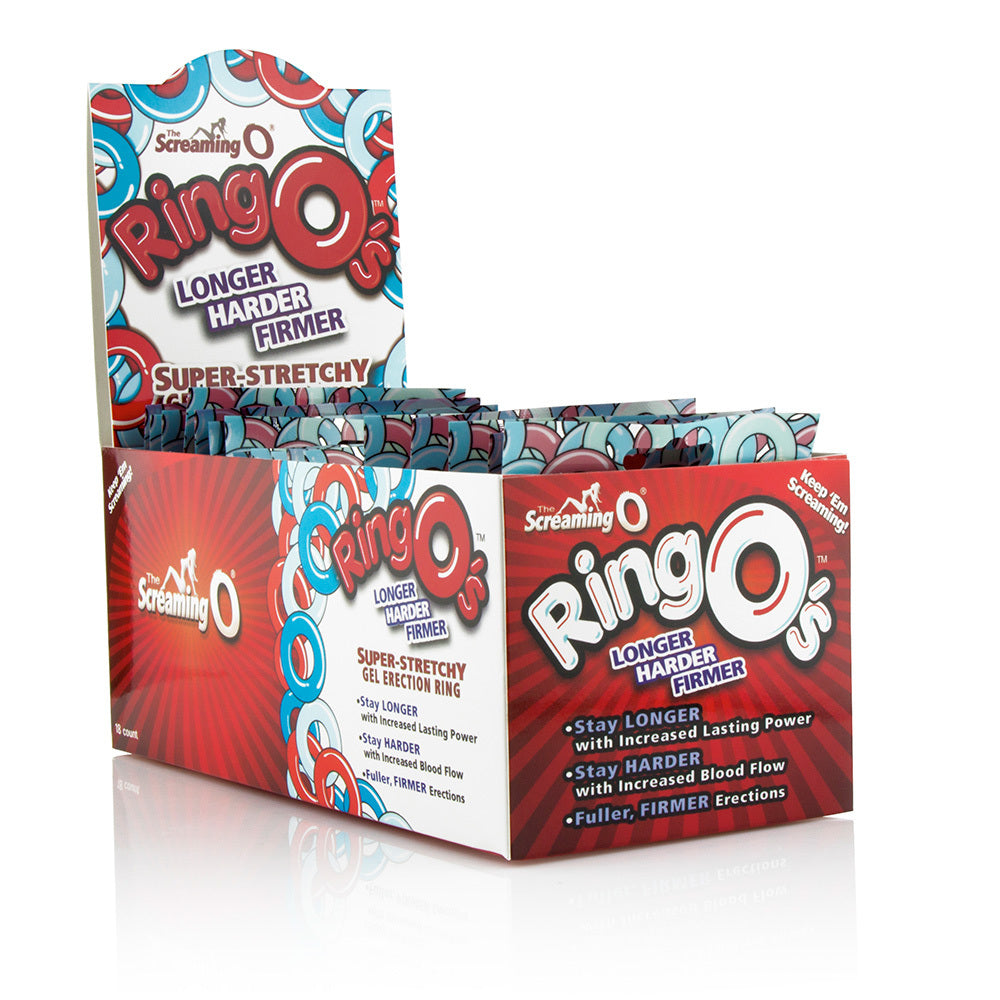 RingO in POP box Assorted (18 pcs) - One Stop Adult Shop