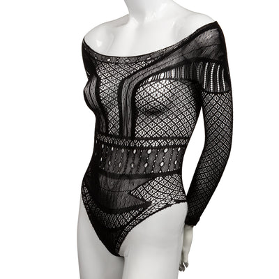 Scandal Plus Size Off the Shoulder Body Suit - One Stop Adult Shop