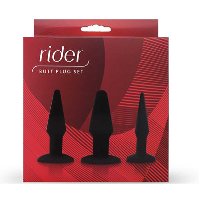 Rider Butt plug set - One Stop Adult Shop