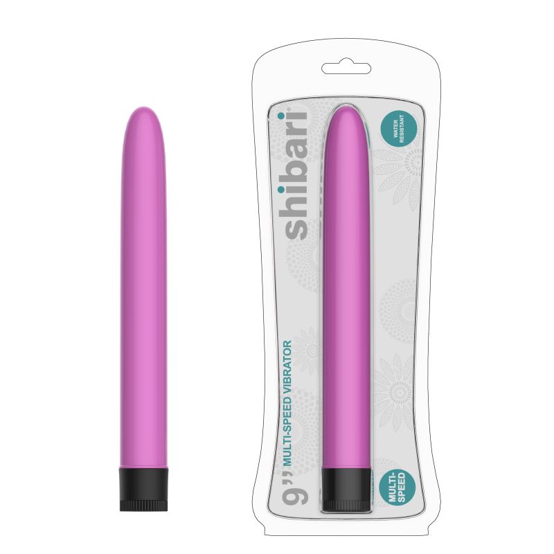 Shibari Multi-Speed Vibrator 9in Pink - One Stop Adult Shop