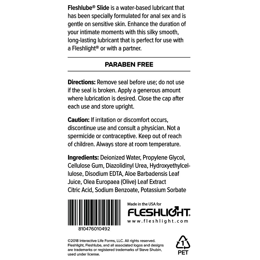 Fleshlube Slide 4 oz / 100 ml - One Stop Adult Shop