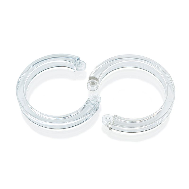 Cockcage U Ring 2 Pc L/XL Clear - One Stop Adult Shop