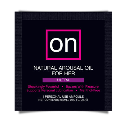 On for Her Arousal Oil Ultra Single Use Ampoule - One Stop Adult Shop