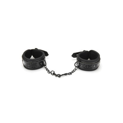Whip Smart Diamond Handcuff Black - One Stop Adult Shop