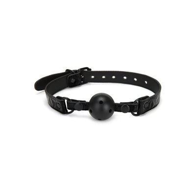 Whip Smart Diamond Deluxe Ball Gag Black - One Stop Adult Shop