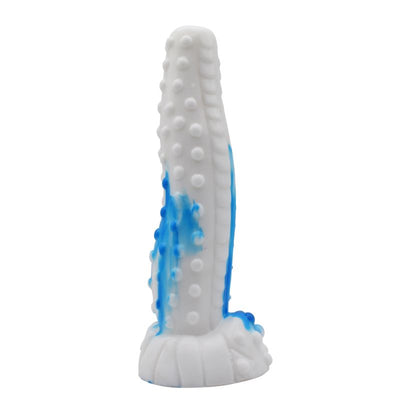 Tiger Dildo Blue/White - One Stop Adult Shop