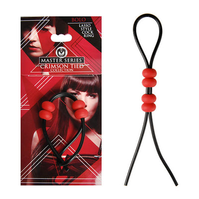 Master Series Crimson Tied Bolo - One Stop Adult Shop