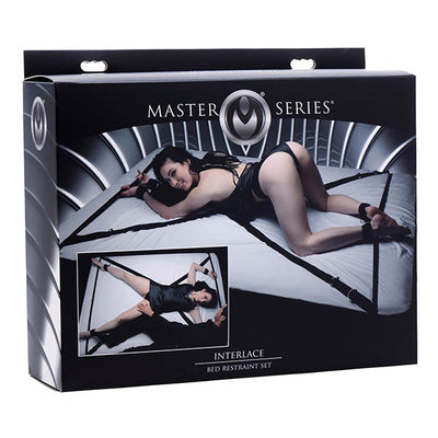 Master Series Interlace Bed Restraint Set - One Stop Adult Shop