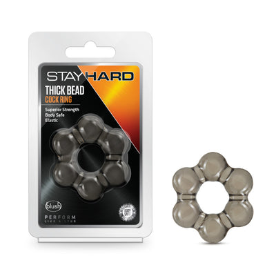 Stay Hard Thick Bead Cock Ring - One Stop Adult Shop