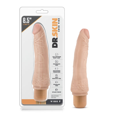 Dr. Skin Cock Vibe 7 - 8.5'' Cock - One Stop Adult Shop