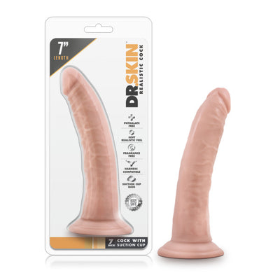 Dr. Skin 7'' Cock with Suction Cup - One Stop Adult Shop