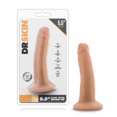 Dr. Skin 5.5'' Cock with Suction Cup - One Stop Adult Shop