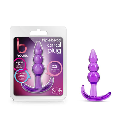 B Yours - Triple Bead Anal Plug - One Stop Adult Shop