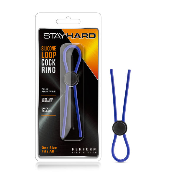 Stay Hard - Silicone Loop Cock Ring - One Stop Adult Shop