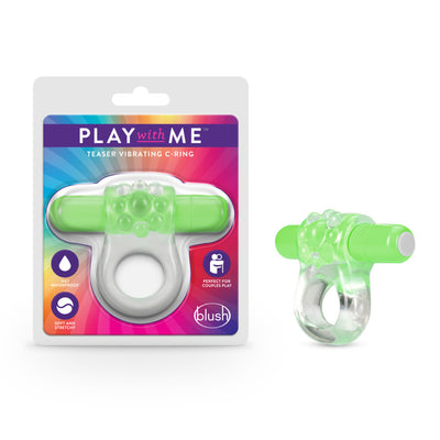 Play With Me Teaser Vibrating C-Ring - G - One Stop Adult Shop