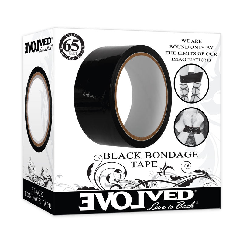 Evolved Black Bondage Tape - One Stop Adult Shop