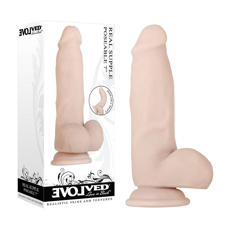 Evolved Real Supple Poseable 7'' - One Stop Adult Shop