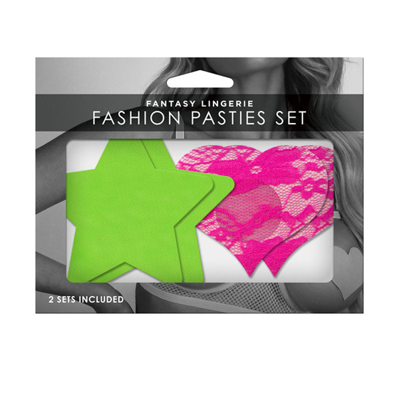 GLOW Fashion Pasties Set - One Stop Adult Shop