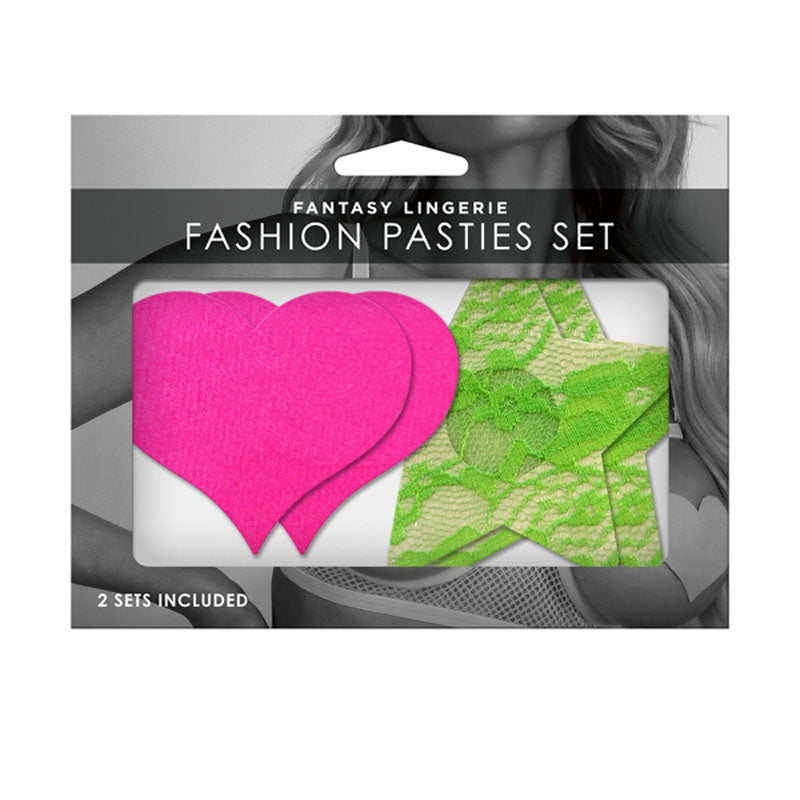 GLOW Fashion Pasties Set - One Stop Adult Shop