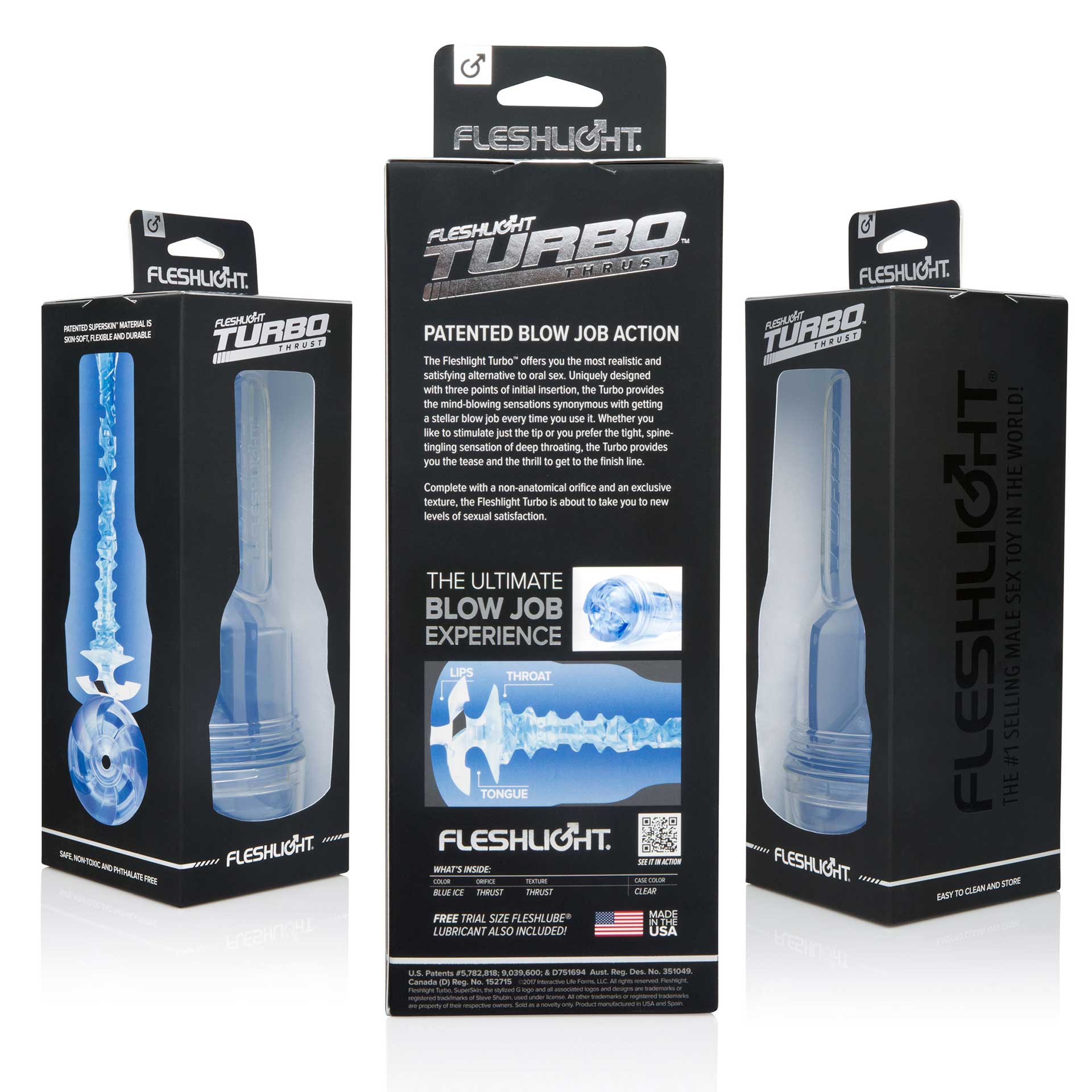 Fleshlight Turbo Thrust - Blue Ice - One Stop Adult Shop