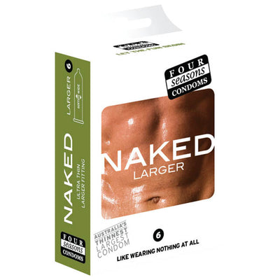 Naked Larger Fitting Condoms - One Stop Adult Shop