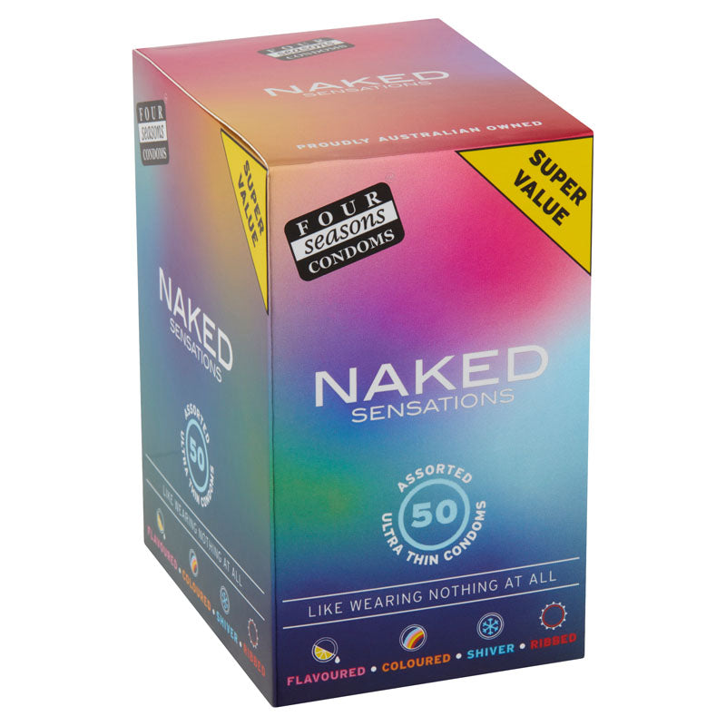 Four Seasons Naked Sensations Condoms - One Stop Adult Shop