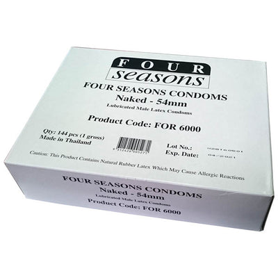 Four Seasons Naked Classic Condoms - One Stop Adult Shop