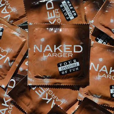 Four Seasons Naked Larger Condoms - One Stop Adult Shop