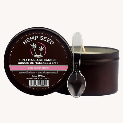 Hemp Seed 3-In-1 Massage Candle - One Stop Adult Shop