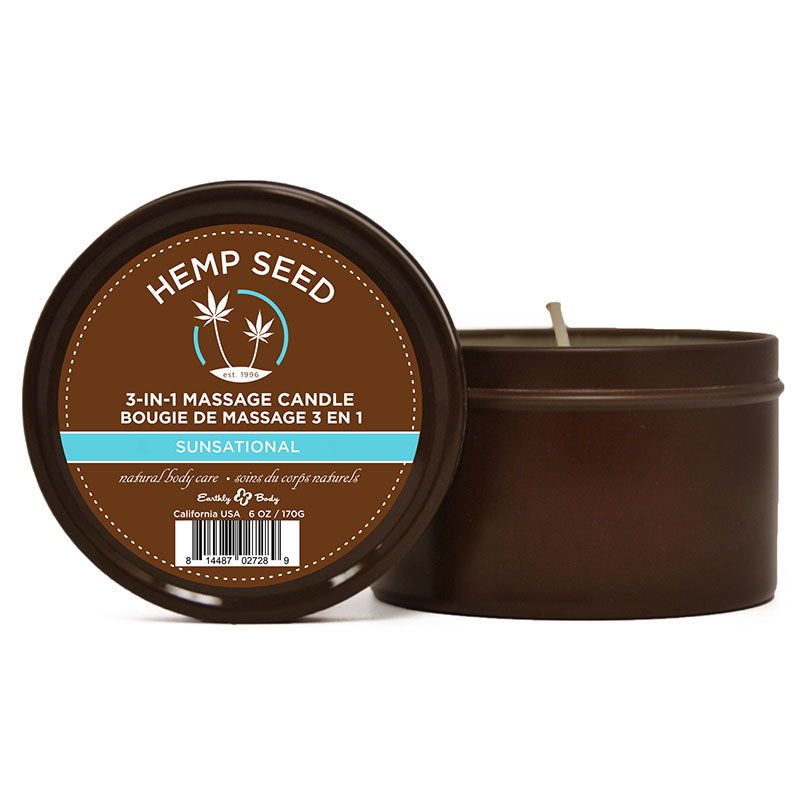 Hemp Seed 3-In-1 Massage Candle - One Stop Adult Shop