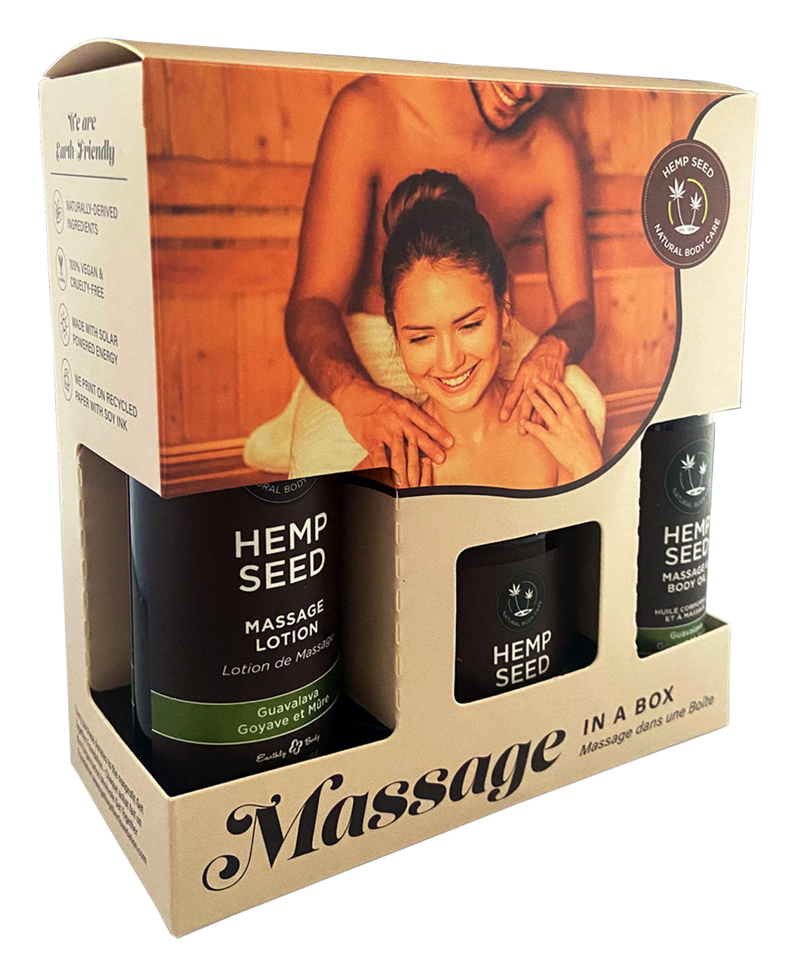 Hemp Seed Massage In A Box - One Stop Adult Shop