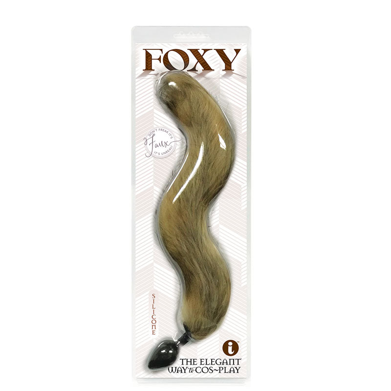 Foxy Fox Tail Silicone Butt Plug - One Stop Adult Shop