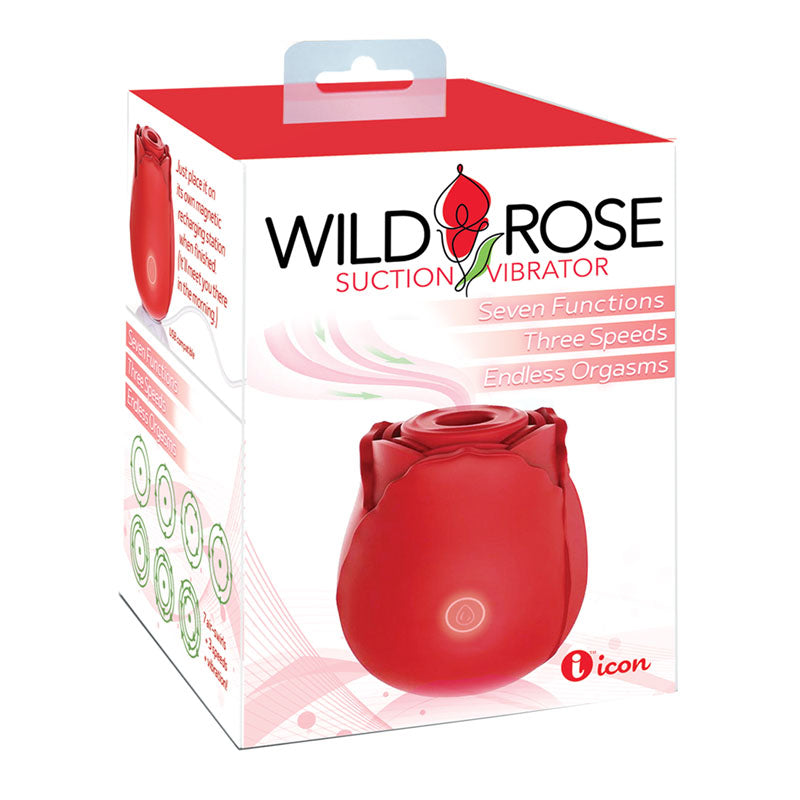 Wild Rose Suction Vibrator - One Stop Adult Shop