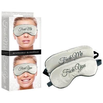 Fuck Me/Fuck You Reversible Blindfold - One Stop Adult Shop