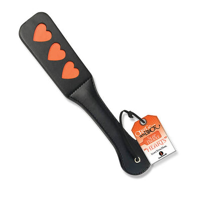 The 9's Orange Is The New Black, Slap Paddle Hearts - One Stop Adult Shop