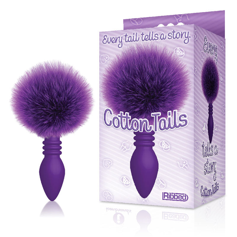 The 9's Cottontails, Ribbed Purple - One Stop Adult Shop