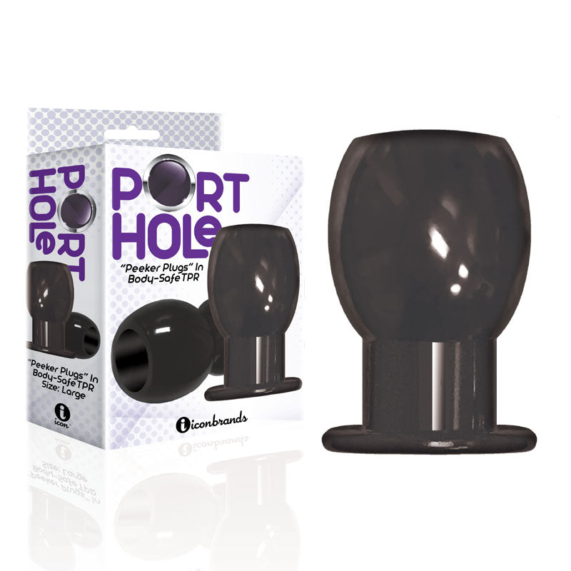 The 9's Port Hole, Hollow Butt Plug - One Stop Adult Shop