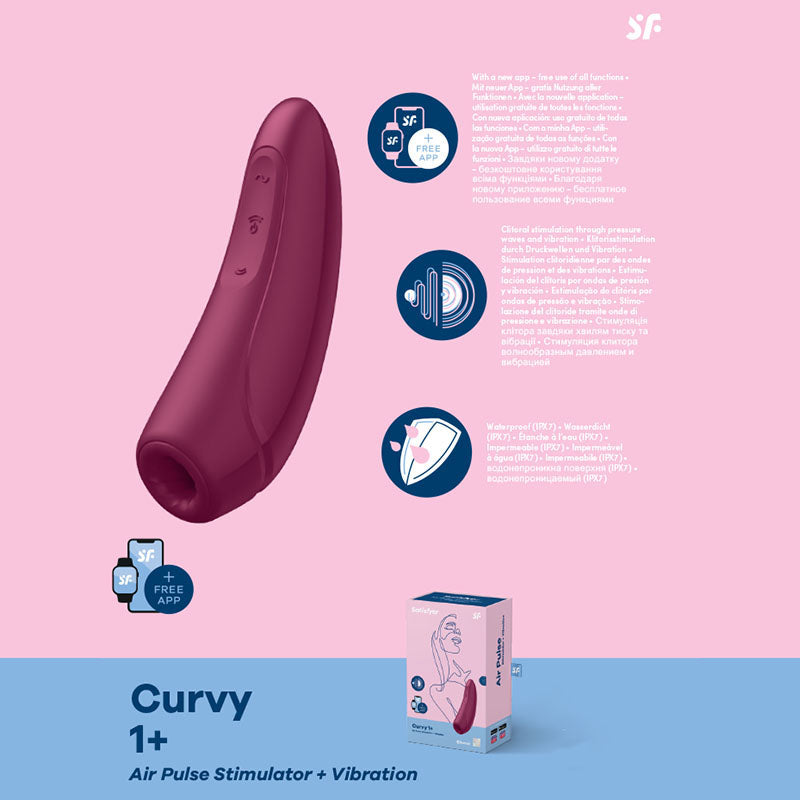 Satisfyer Curvy 1+ - One Stop Adult Shop