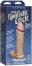 Cock 8" With Removable Vac-U-Lock Suction Cup (Vanilla) - One Stop Adult Shop