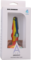 Groovy Silicone Anal Plug 4" Sunrise - One Stop Adult Shop