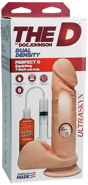 Perfect D Squirting - ULTRASKYN 7" (Flesh) - One Stop Adult Shop